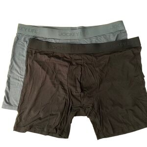 Jockey Life Collection Breathe Micro Long-Leg Boxer Briefs - 2 pack Size: XL